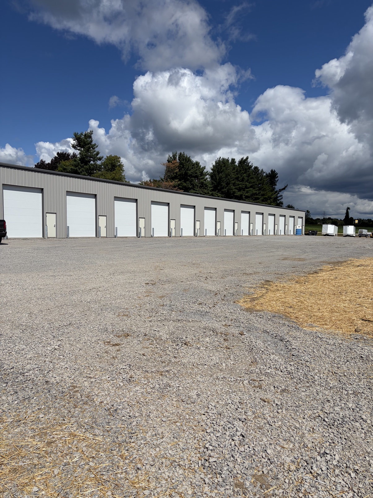 ProTrade Garages facility exterior - 15 bays on Route 233, Westmoreland NY